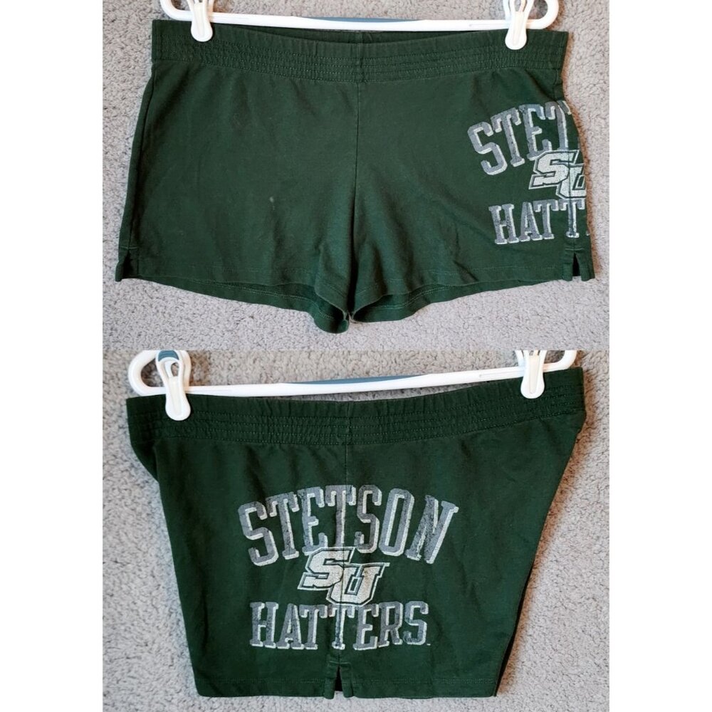 Champion Stetson University Hatters Women's Shorts Green/White Authentic NCAA XL
